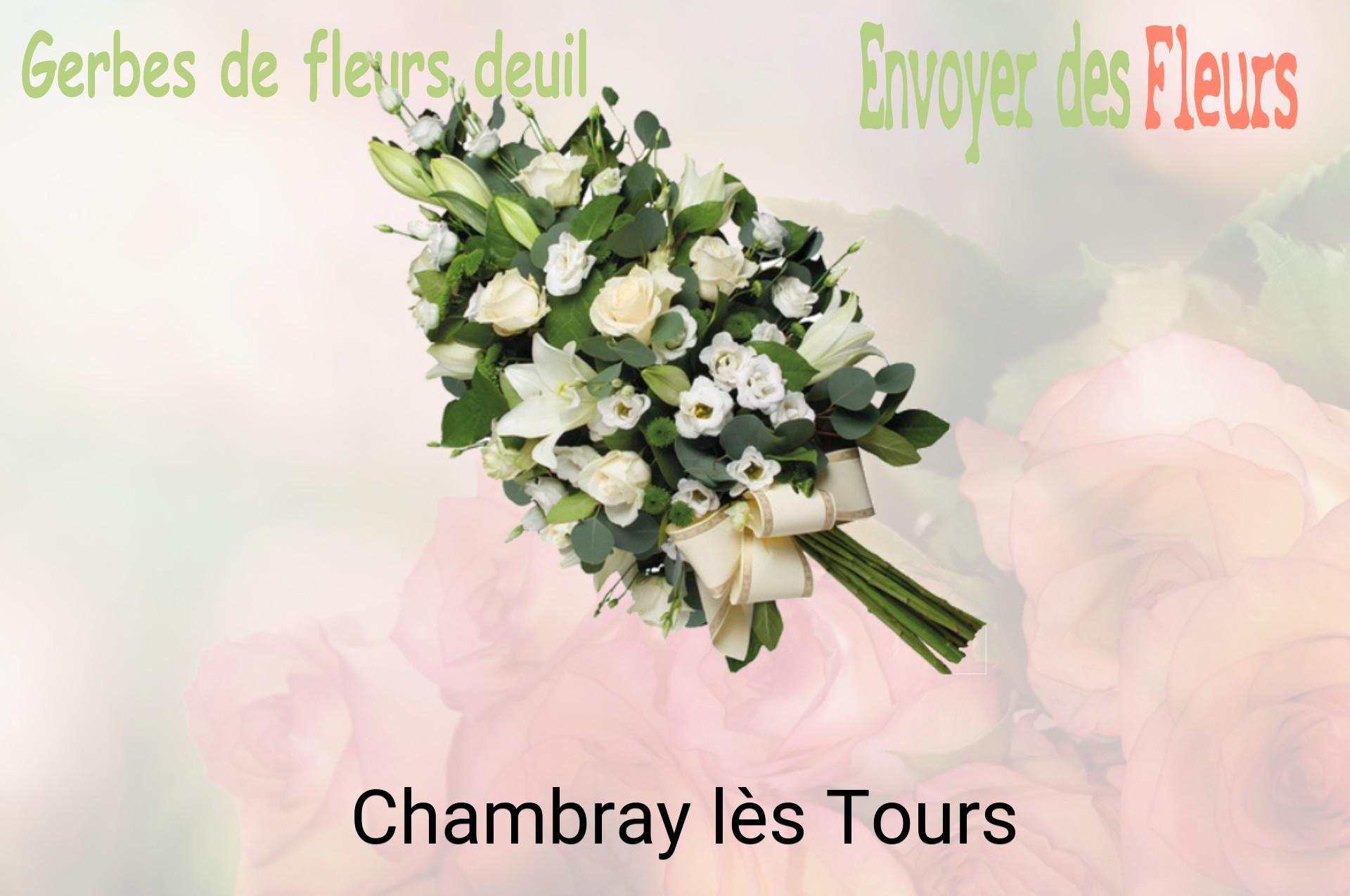 Gerbe de fleurs de deuil livrée à Chambray-lès-Tours